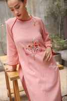 ao-dai-linen-theu-tay-sac-mau-tiem-desey - ảnh nhỏ 3