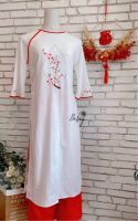 ao-dai-linen-theu-tay-hoa-dao-tiem-desey - ảnh nhỏ  1