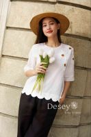 ao-linen-xe-vai-theu-tay-khiet-hoa-tiem-desey - ảnh nhỏ 2