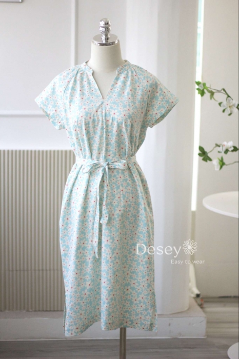 Đầm Linen Flower Dress - Tiệm Desey