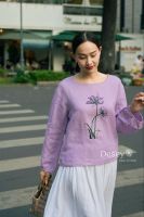 ao-linen-tay-dai-theu-thu-cong-moc-san-tiem-desey - ảnh nhỏ 2