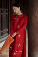 ao-dai-linen-theu-tay-bat-ngoc-tiem-desey - ảnh nhỏ 4