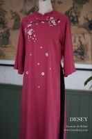 ao-dai-linen-theu-tay-dao-yen-tiem-desey - ảnh nhỏ 4