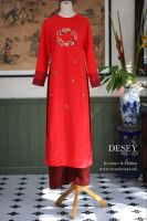 ao-dai-linen-theu-tay-hong-phuc-tiem-desey - ảnh nhỏ 3