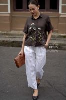 ao-so-mi-linen-theu-tay-donna-shirt-tiem-desey - ảnh nhỏ 2