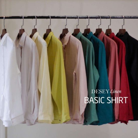 Áo Sơ Mi Trơn Linen Tưng Dài Tay - Tiệm Desey