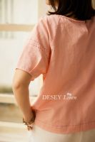 ao-linen-tung-cotton-theu-dot-chi-mori-top-tiem-desey - ảnh nhỏ 2