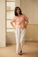 ao-linen-tung-cotton-theu-dot-chi-mori-top-tiem-desey - ảnh nhỏ 4