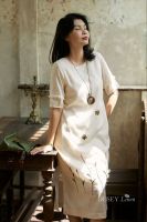 dam-linen-tencel-theu-tay-lavender-dress-tiem-desey - ảnh nhỏ 3