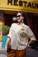 ao-so-mi-linen-premium-theu-tay-sunflower-shirt-tiem-desey - ảnh nhỏ  1