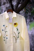 ao-so-mi-linen-premium-theu-tay-sunflower-shirt-tiem-desey - ảnh nhỏ 6