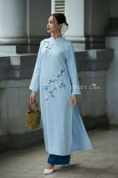 ao-dai-linen-premium-theu-tay-ho-thuy-tiem-desey - ảnh nhỏ 4