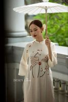 ao-dai-linen-premium-theu-tay-bach-lien-tiem-desey - ảnh nhỏ 3