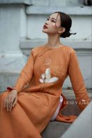 ao-dai-linen-premium-theu-tay-lien-hoa-tiem-desey - ảnh nhỏ 3