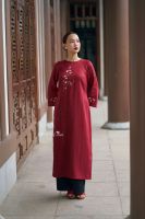 ao-dai-linen-premium-theu-tay-nien-phuc-tiem-desey - ảnh nhỏ 2